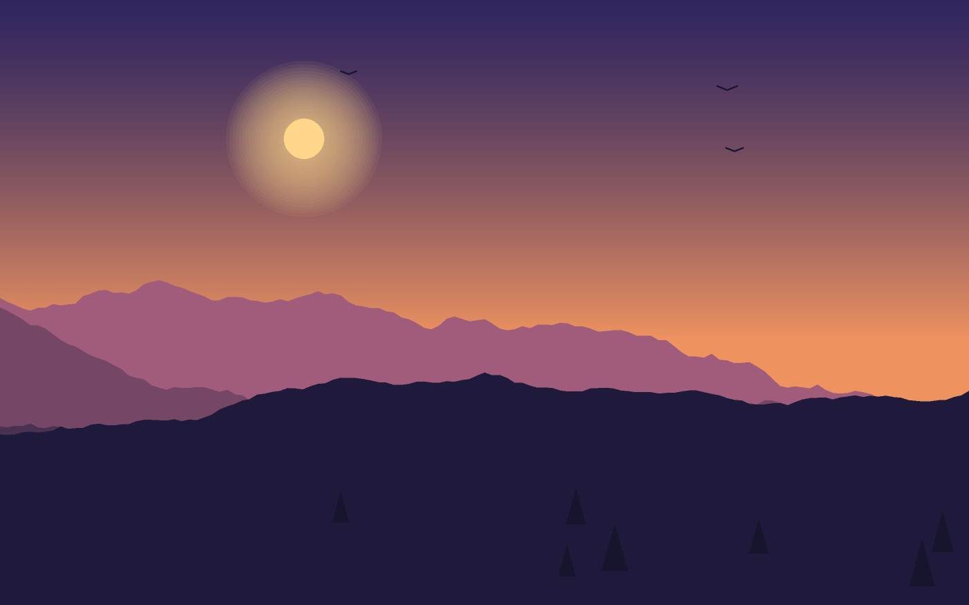 Landschaftsillustration