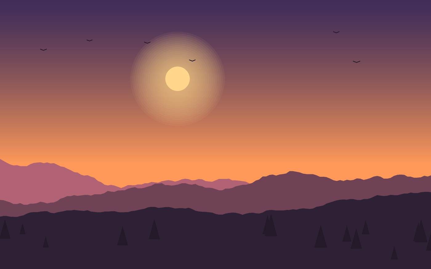 Landschaftsillustration