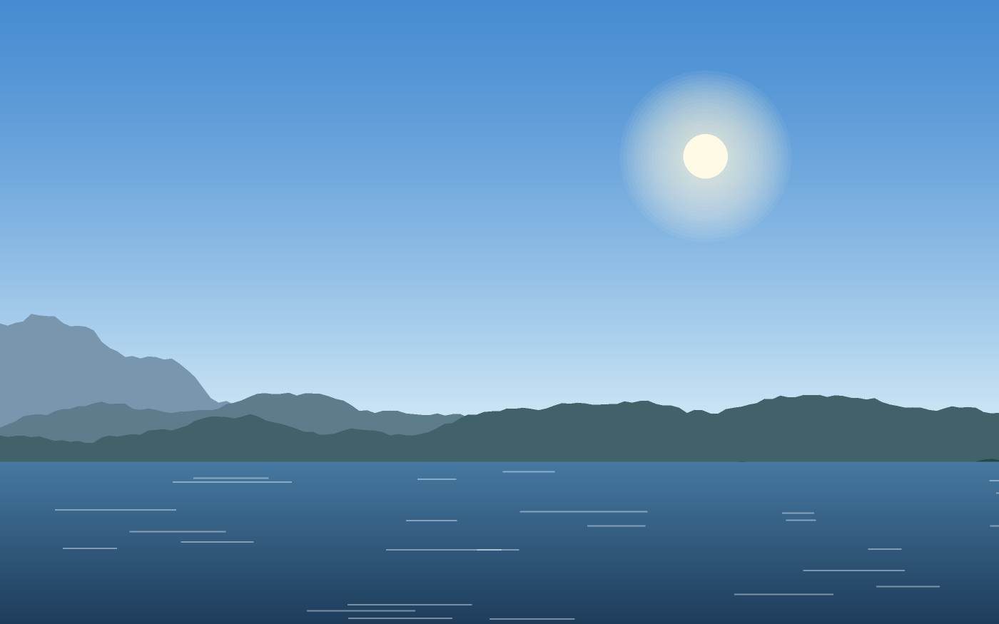 Landschapsillustratie