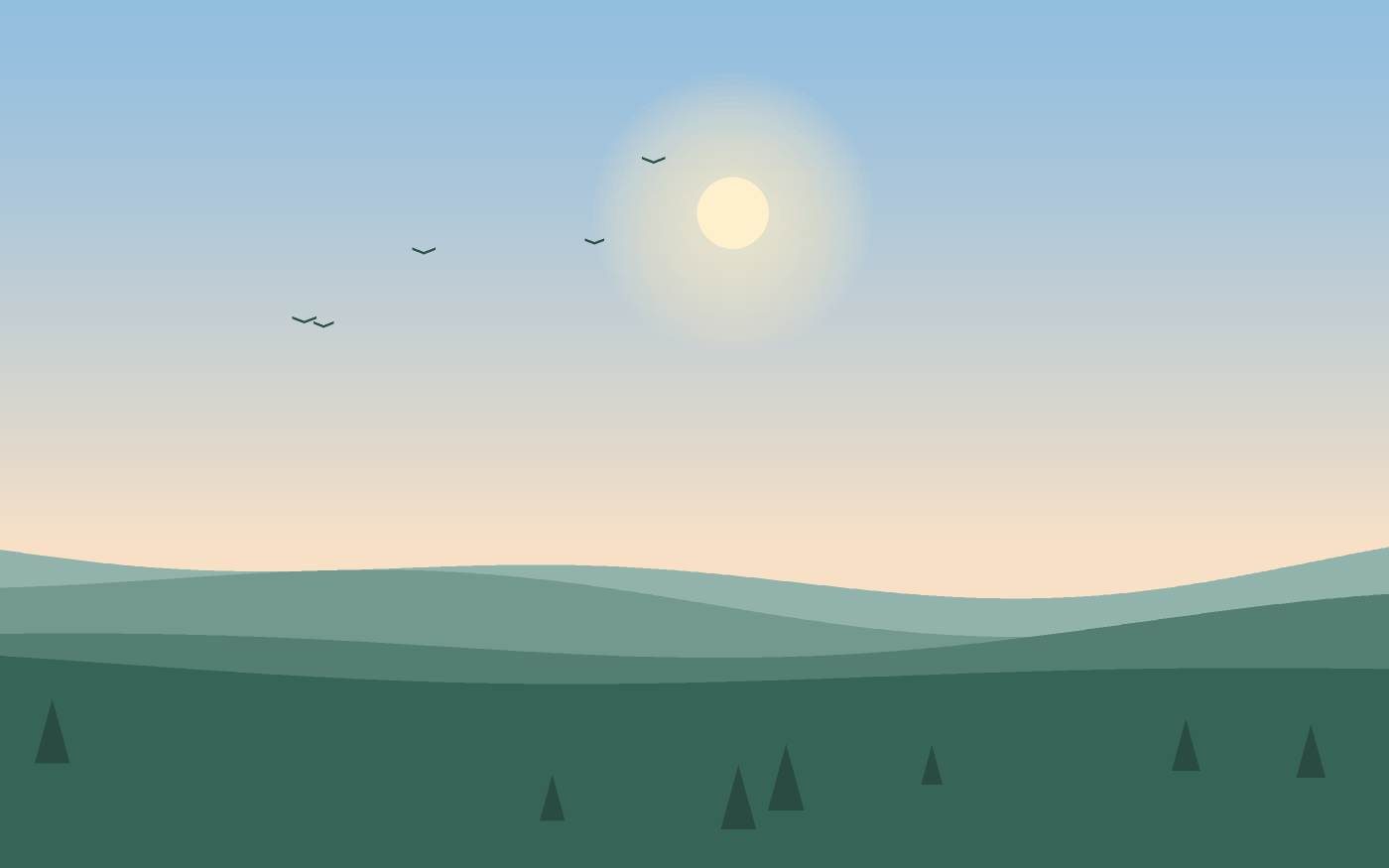 Landschaftsillustration