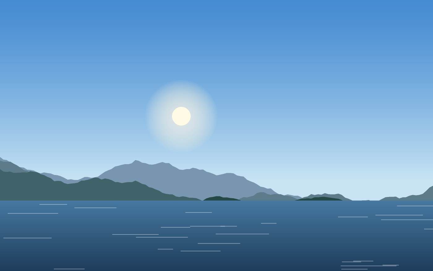 Landschaftsillustration