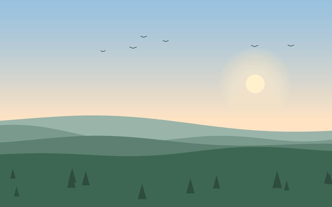 Landschaftsillustration