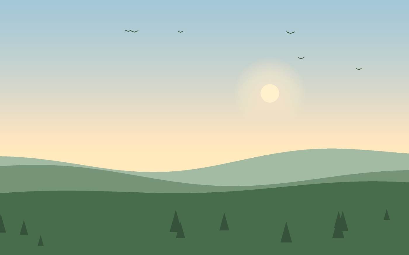 Ilustracja krajobrazu
